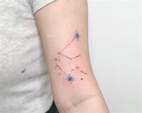 Latest Aquarius Constellation Tattoos To Inspire You In