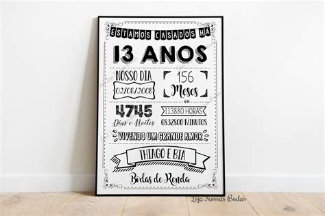 Chalkboard Aniversário de Casamento no Elo7 Nossas Bodas 14C8A6E