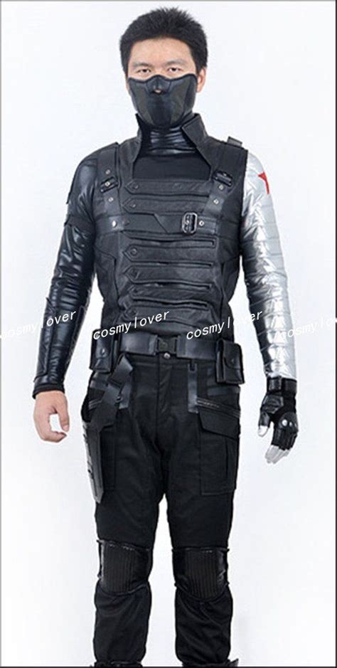 Captain America The Winter Soldier Bucky Barnes Custom Made Cosplay ...