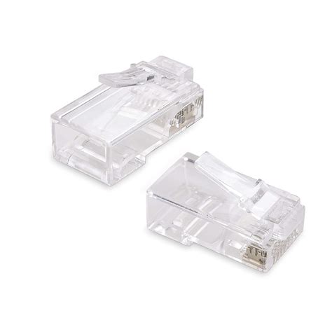 Cable Matters Paquete De 100 Conectores RJ45 De Paso Cat 6 Extremos De