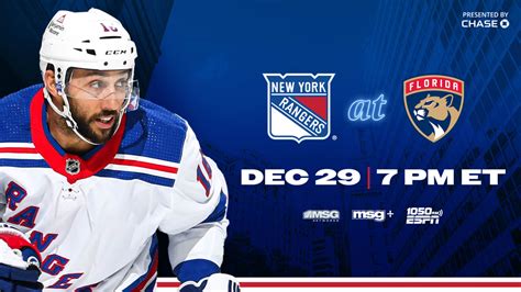 Pregame Notes: Rangers at Panthers | New York Rangers