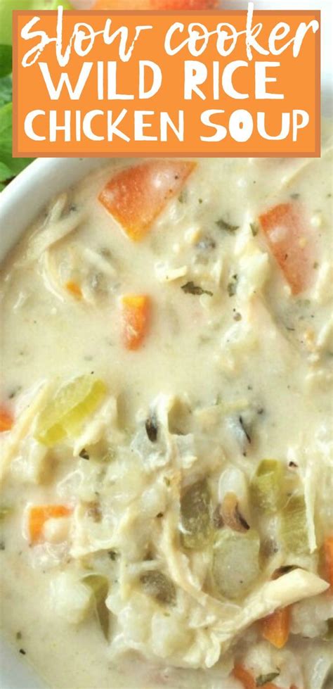 Creamy Chicken Wild Rice Soup Recipe