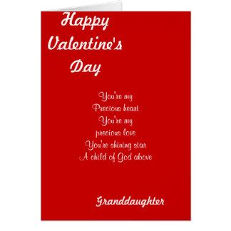 Granddaughter Valentine Cards | Zazzle