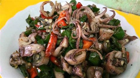 Resep Cumi Cabe Ijo Menu Buka Puasa Pedas Tribunpontianak Co Id