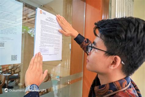 Lps Siapkan Pembayaran Simpanan Nasabah Pt Bpr Usaha Madani Karya Mulia