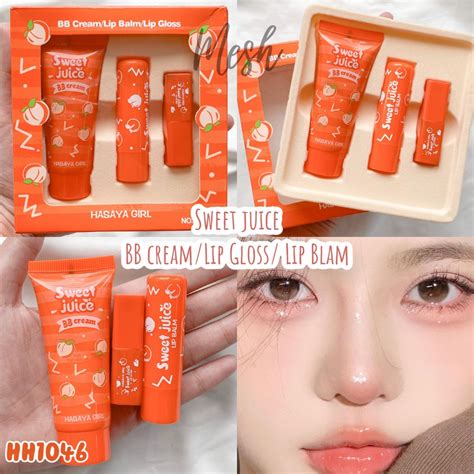 Jual Set In Sweet Juice Hasaya Girl Make Up Set Gift Bb Cream Lip