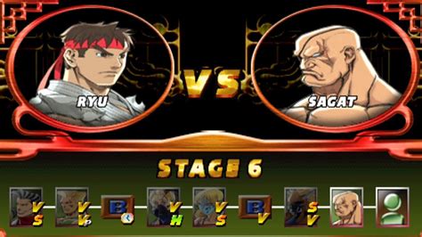 RYU Vs SAGAT Street Fighter EX 2 Plus YouTube