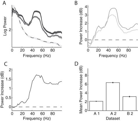 LFP spectral properties. (A) Example of the power spectrum of a single ... 