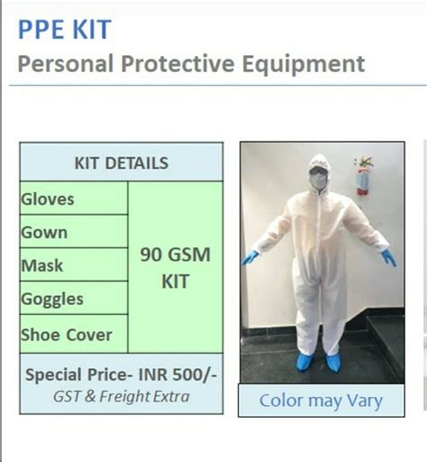 Non Woven Free Size Disposable PPE Kit At Rs 1500 In New Delhi ID