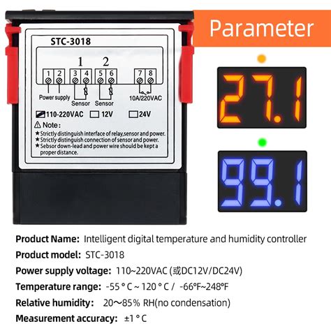 Mesure Thermique R Gulateur De Temp Rature Num Rique Thermostat Et