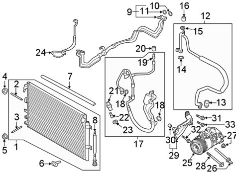 Ford Edge Hose Discharge Tube And Assembly Air Conditioning A