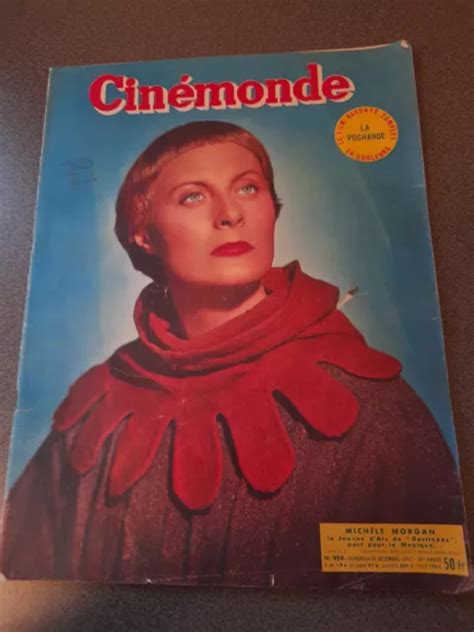 REVUE CINÉMONDE 959 de 1952 Michèle Morgan Noël à travers les films