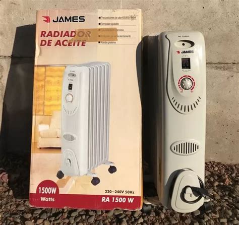 Estufa Calefactor Oleoeléctrico James Ra 1500 Cuotas sin interés