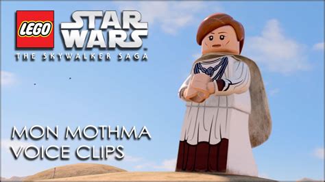 Lego Star Wars The Skywalker Saga Mon Mothma Voice Clips Youtube