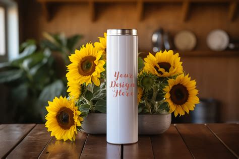 20oz Skinny Tumbler Mockup Psd Graphic by Moon Design Store · Creative ...