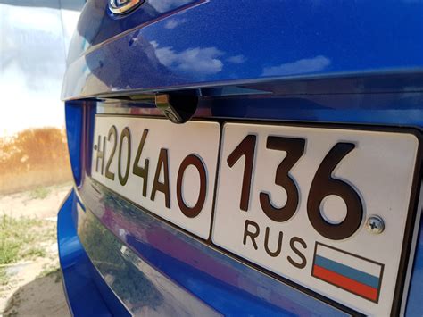Камера заднего вида — Lada Гранта Лифтбек (1G), 1,6 л, 2016 года ...