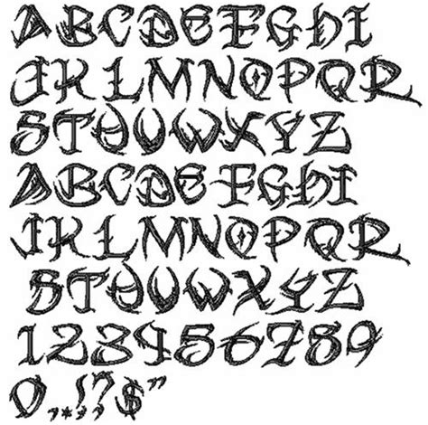 Tribal Lettering Fonts