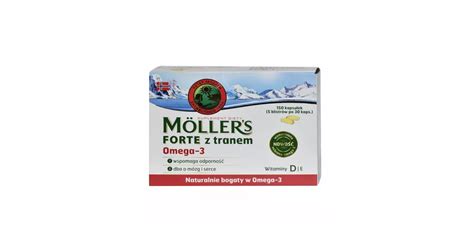 MOLLERS FORTE z tranem bogaty w Omega 3 kapsułki 150 sztuk opinie