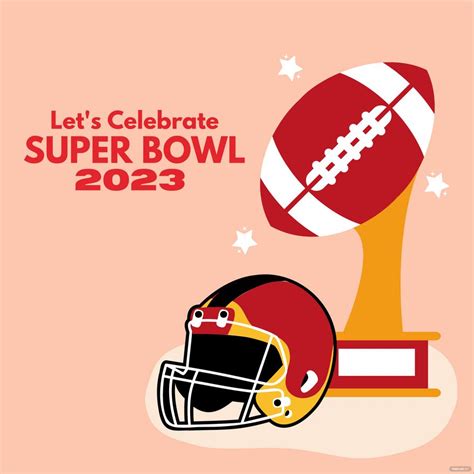 Super Bowl 2023 Celebration Vector in Illustrator, PSD, EPS, SVG, PNG ...