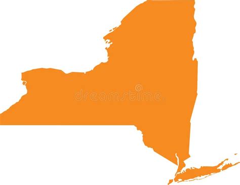 Map Of Orange In New York Stock Vector Illustration Of Locator 184851588