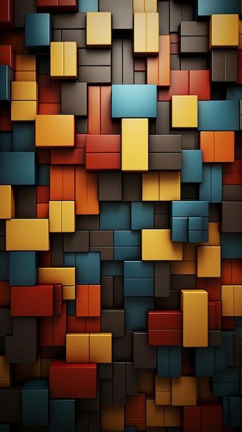 Colorful 3d Blocks Wallpapers Hd Wallpapers Wallpaper Cave Premium Ai