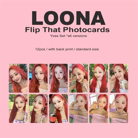 LOONA Flip That Yves Photocards Hobbies Toys Memorabilia