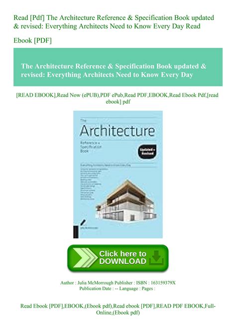 Read [Pdf] The Architecture Reference & Specification Book updated ...