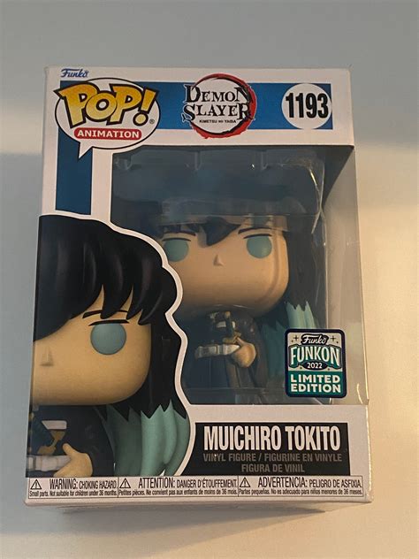 Funko Pop Anime Demon Slayer MUICHIRO TOKITO 1193 Funkon 2022 Limited