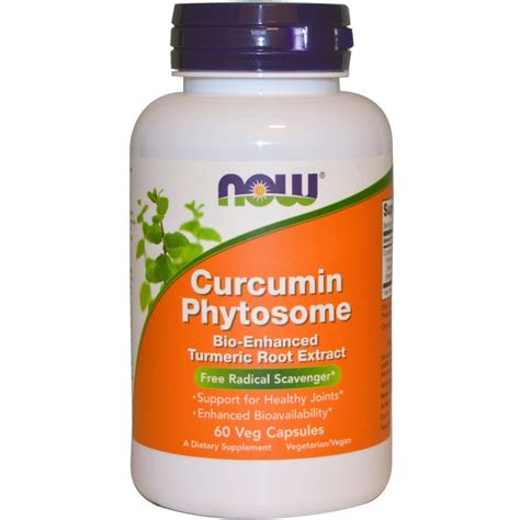 Now Foods Curcumin Phytosome 60 Veggie Caps Byclue