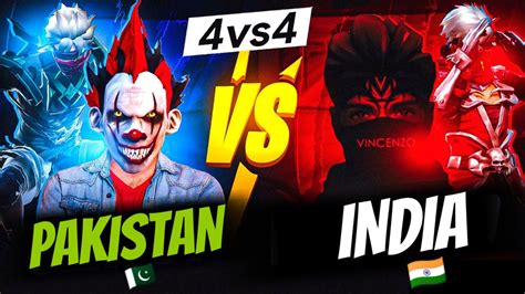 AFF VS BOSS PAKISTAN VS INDIA Most Intense 4vs4 Battle Free