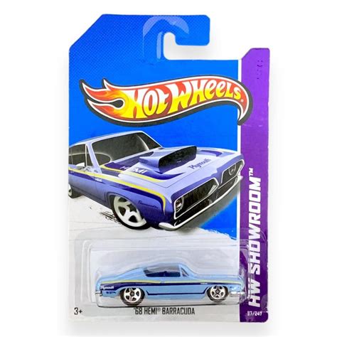 Miniatura Carro Hot Wheels 68 Hemi Barracuda HW SHOWROOM 87 247 Shopee Brasil