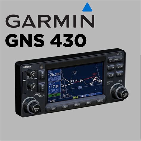 3D Model Garmin GNS 430 GPS Nav Comm VR AR Low Poly CGTrader