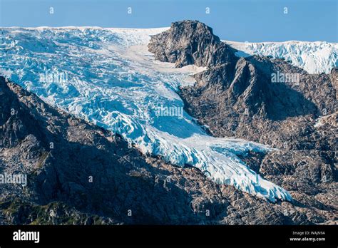 Hanging glacier, Harding Icefield, Kenai Fjords National Park, Alaska, USA Stock Photo - Alamy