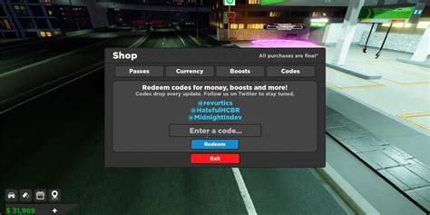 Roblox Midnight Chasers Highway Racing Codes