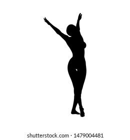 Naked Sexy Girls Silhouette Very Smooth Stock Vector Royalty Free Shutterstock