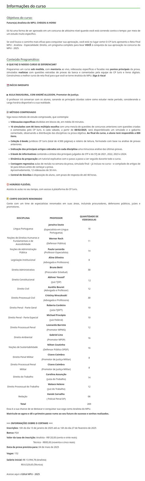 Mpu Reta Final Analista Judici Rio Especialidade Direito Do