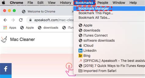 How To Delete Bookmarks On Mac Safari Chrome Firefox