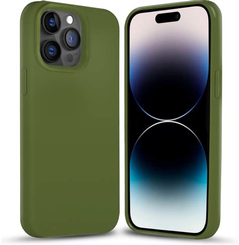 Coverzs Solid Silicone Case Geschikt Voor Apple Iphone Pro Max