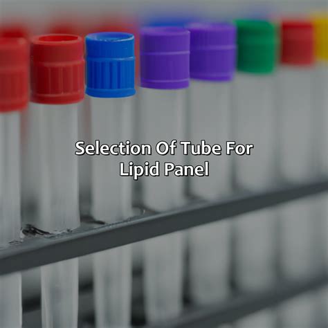 What Color Tube For Lipid Panel Colorscombo