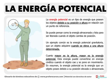 Qué Es La Energía Potencial