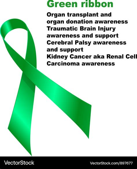 Green Ribbon SVG