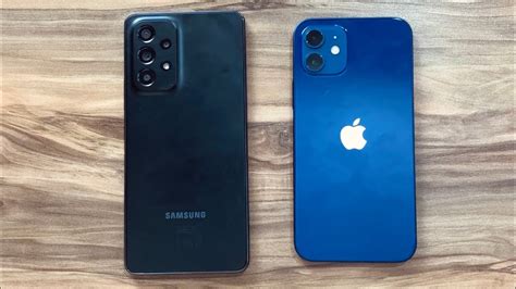 Samsung Galaxy A53 5g Vs Iphone 12 Youtube