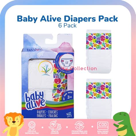 Jual Baby Alive Diapers Pack 6 Pack Shopee Indonesia