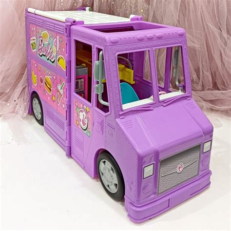 Barbie Food Truck With Multiple Play Areas Hobbies And Toys Toys And Games On Carousell