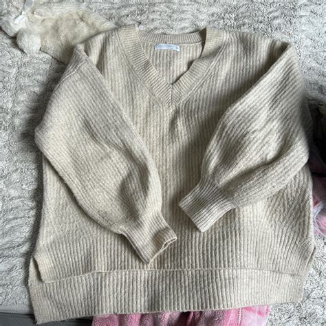 Primark Nude Sweater Size Xxs Fits A Uk Depop