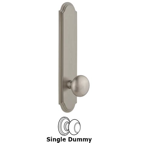 Arc Tall Plate Collection Tall Plate Dummy With Fifth Avenue Knob In