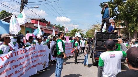 Massa Hkti Geruduk Pn Deliserdang Singgung Mafia Tanah Hingga