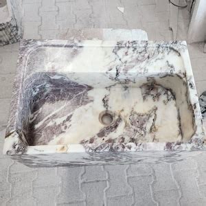 Calacatta Viola Marble Sink Custom Order Sink Bathroom Sink