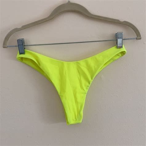 Swim Neon Yellow Two Piece Bikini Swimsuit Set Poshmark