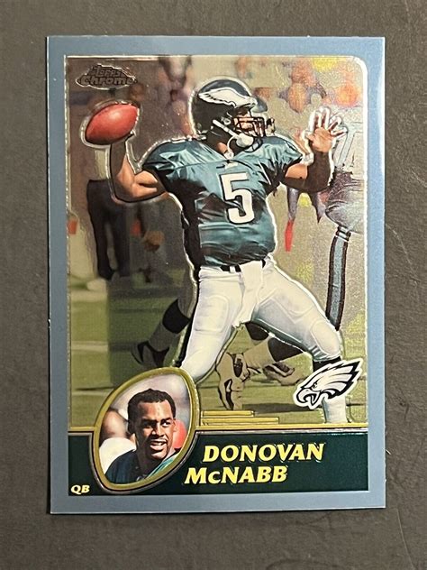 Topps Chrome Football Card Donovan Mcnabb Ebay